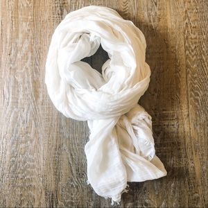 Banana Republic White Scarf